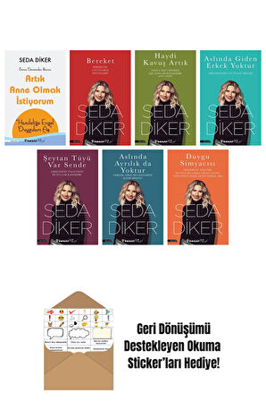 Seda Diker 7 Kitap Seti + Okuma Sticker'ları