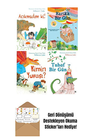 Tuhaf Bir Gün 4'lü Resimli Hikaye Seti + Okuma Sticker'ları