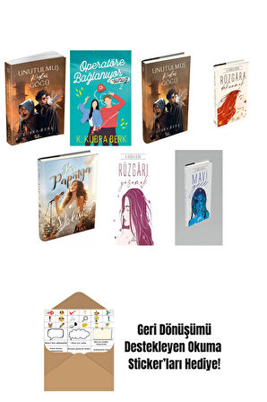 K. Kübra Berk 7 Kitap Seti + Okuma Sticker'ları