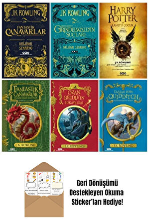 Kayıp Zamanın Izinde Serisi 8 Kitap Set Marcel Proust + Okuma Sticker'ları