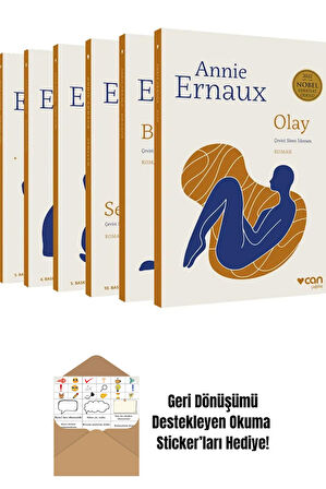 Annie Ernaux Seti (7 KİTAP) + Okuma Sticker'ları