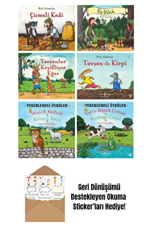 Axel Scheffler 6 Kitap Set + Okuma Sticker'ları