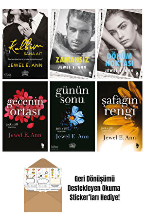 Jewel E. Ann 6 Kitap Seti + Okuma Sticker'ları