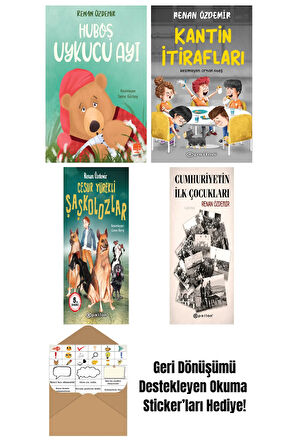 Renan Özdemir 4 Kitap Seti + Okuma Sticker'ları