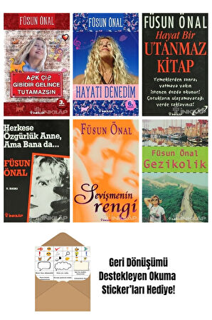 Füsun Önal 6 Kitap Seti + Okuma Sticker'ları