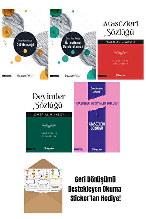 Ömer Asım Aksoy 5 Kitap Seti + Okuma Sticker'ları