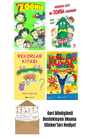 Rıfat Batur 5 Kitap Seti + Okuma Sticker'ları