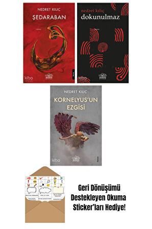 Nedret Kılıç 3 Kitap Seti + Okuma Sticker'ları