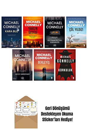 Michael Connelly 7 Kitap Seti + Okuma Sticker'ları