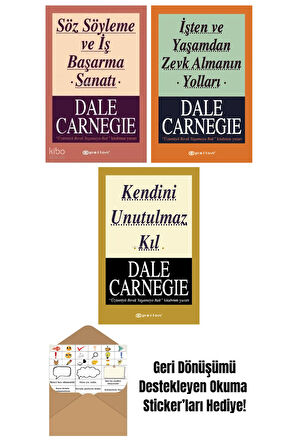 Dale Carnegie 3 Kitap Seti + Okuma Sticker'ları