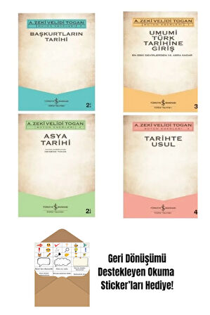 Umumi Türk Tarihine Giriş 4 Kitap Set + Okuma Sticker'ları
