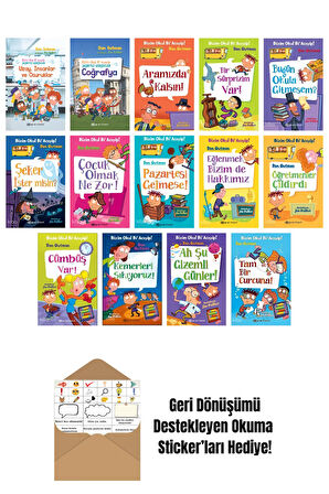 Dan Gutman 14 Kitap Seti + Okuma Sticker'ları