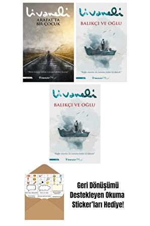 Zülfü Livaneli 3 Kitap Seti + Okuma Sticker'ları