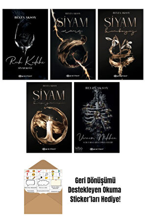 Beyza Aksoy 5 Kitap Seti + Okuma Sticker'ları