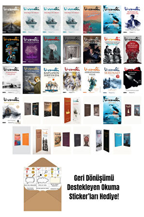 Zülfü Livaneli 34 Kitap Seti + Okuma Sticker'ları