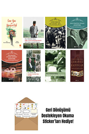 İlknur Güntürkün Kalıpçı 8 Kitap Seti + Okuma Sticker'ları