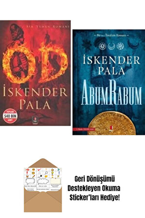 Od Abum Rabum 2 Kitap Set İskender Pala + Okuma Sticker'ları