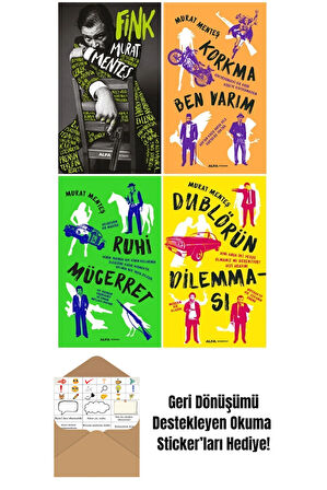 Murat Menteş 4 Kitap Set + Okuma Sticker'ları
