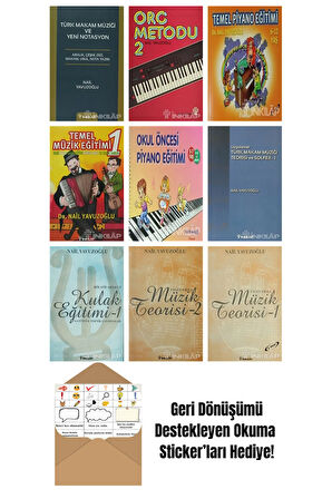 Nail Yavuzoğlu 9 Kitap Seti + Okuma Sticker'ları