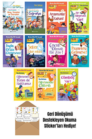 Dan Gutman 11 Kitap Seti + Okuma Sticker'ları