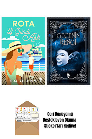 Eda Yıldırım 2 Kitap Seti + Okuma Sticker'ları