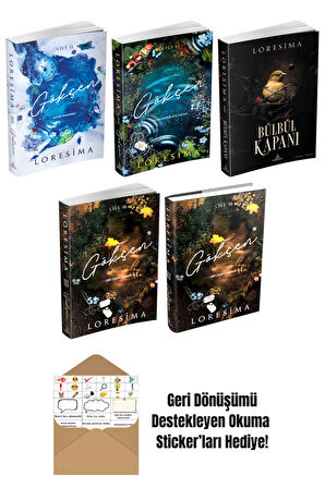 Loresima 5 Kitap Seti + Okuma Sticker'ları