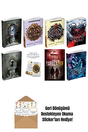 Maral Atmaca 8 Kitap Seti + Okuma Sticker'ları