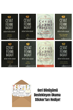 Cevat Fehmi Başkut 8 Kitap Seti + Okuma Sticker'ları