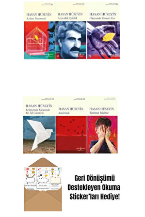 Hasan Hüseyin 6 Kitap Set + Okuma Sticker'ları