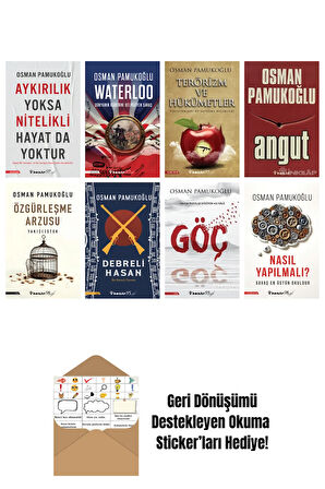 Osman Pamukoğlu 8 Kitap Seti + Okuma Sticker'ları