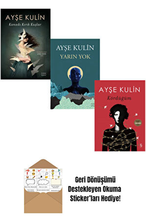 Ayşe Kulin 3 Kitap Set + Okuma Sticker'ları