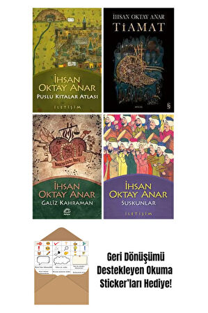 İhsan Oktay Anar 4 Kitap Set + Okuma Sticker'ları