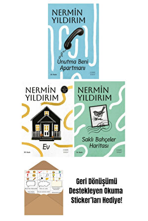 Nermin Yıldırım 3 Kitap Set + Okuma Sticker'ları