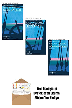 William Golding Deniz Üçlemesi Seti + Okuma Sticker'ları