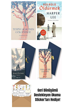 Harper Lee 4 Kitap Seti + Okuma Sticker'ları