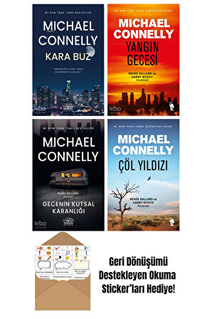 Michael Connelly 4 Kitap Seti + Okuma Sticker'ları
