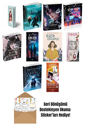 Dilara Keskin 10 Kitap Seti + Okuma Sticker'ları