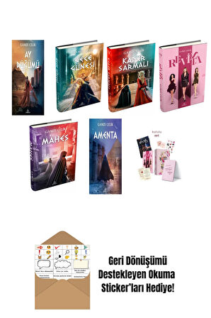 Gamze Çelik 7 Kitap Seti + Okuma Sticker'ları