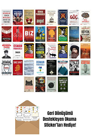 Osman Pamukoğlu 36 Kitap Seti + Okuma Sticker'ları