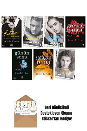 Jewel E. Ann 7 Kitap Seti + Okuma Sticker'ları