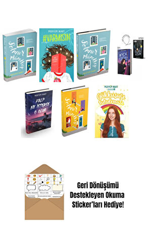 Meryem Nart 7 Kitap Seti + Okuma Sticker'ları