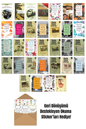 Refik Halid Karay 32 Kitap Seti + Okuma Sticker'ları