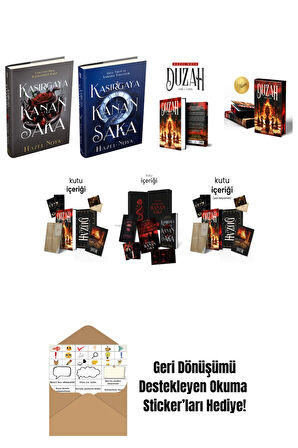 HAZEL NOYA 7 Kitap Seti + Okuma Sticker'ları