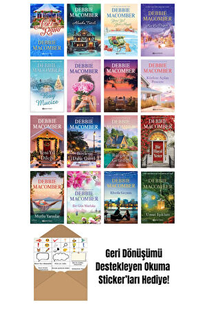 Debbie Macomber 16 Kitap Seti + Okuma Sticker'ları