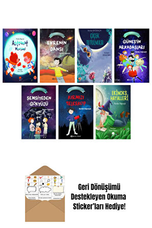 Nurdan Bağrıaçık 7 Kitap Seti + Okuma Sticker'ları