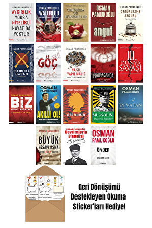 Osman Pamukoğlu 18 Kitap Seti + Okuma Sticker'ları