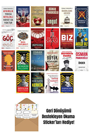 Osman Pamukoğlu 22 Kitap Seti + Okuma Sticker'ları