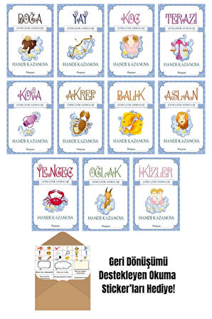 Hande Kazanova 11 Kitap Seti + Okuma Sticker'ları