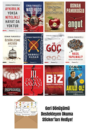 Osman Pamukoğlu 12 Kitap Seti + Okuma Sticker'ları