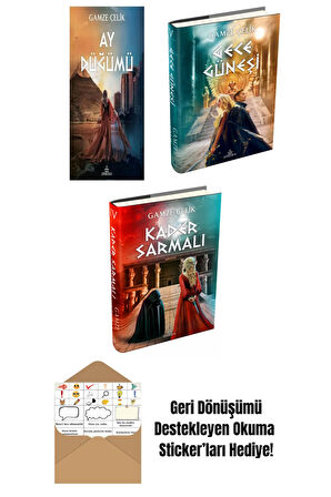 Gamze Çelik 3 Kitap Seti + Okuma Sticker'ları